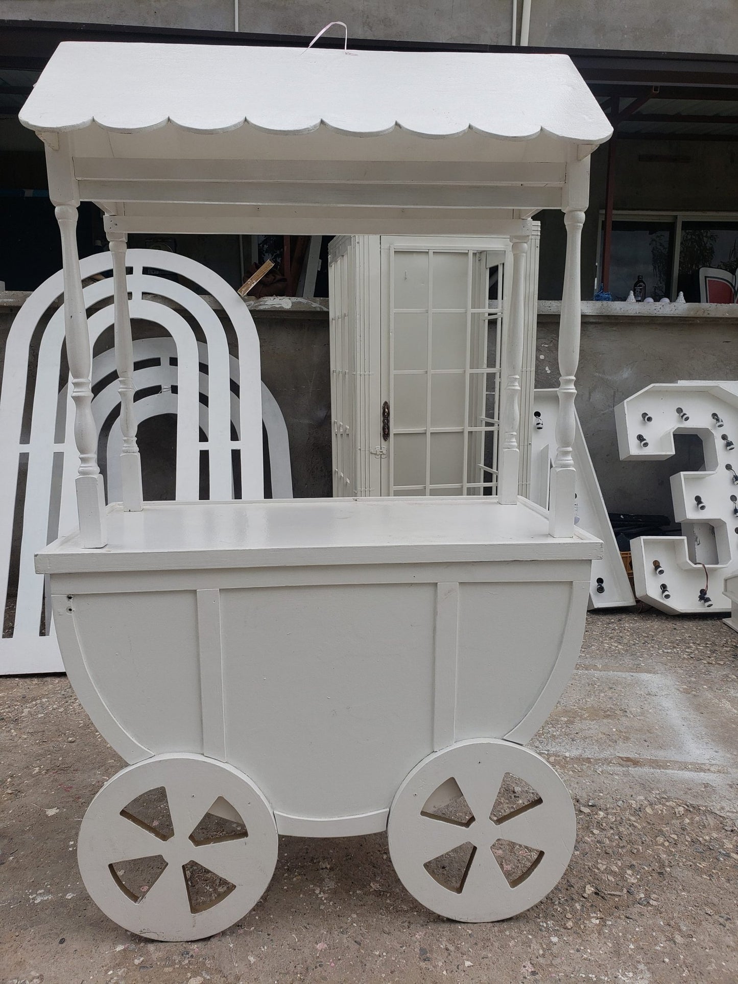 Stroller cart with top