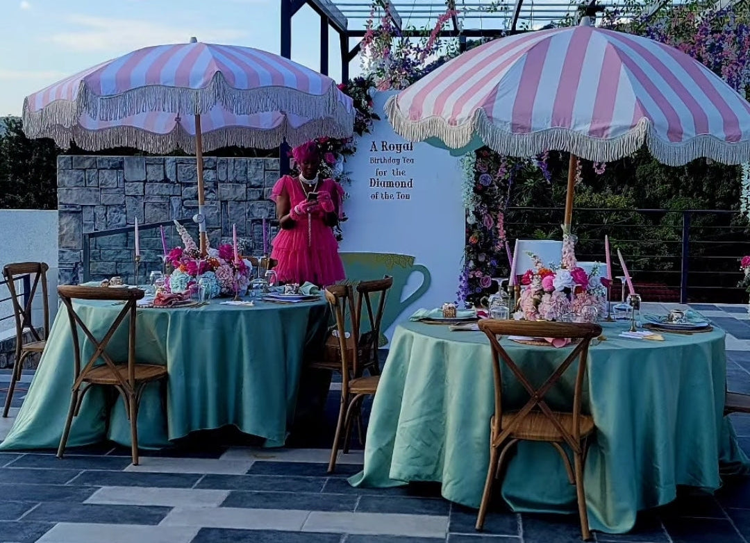 5ft Round Umbrella Table