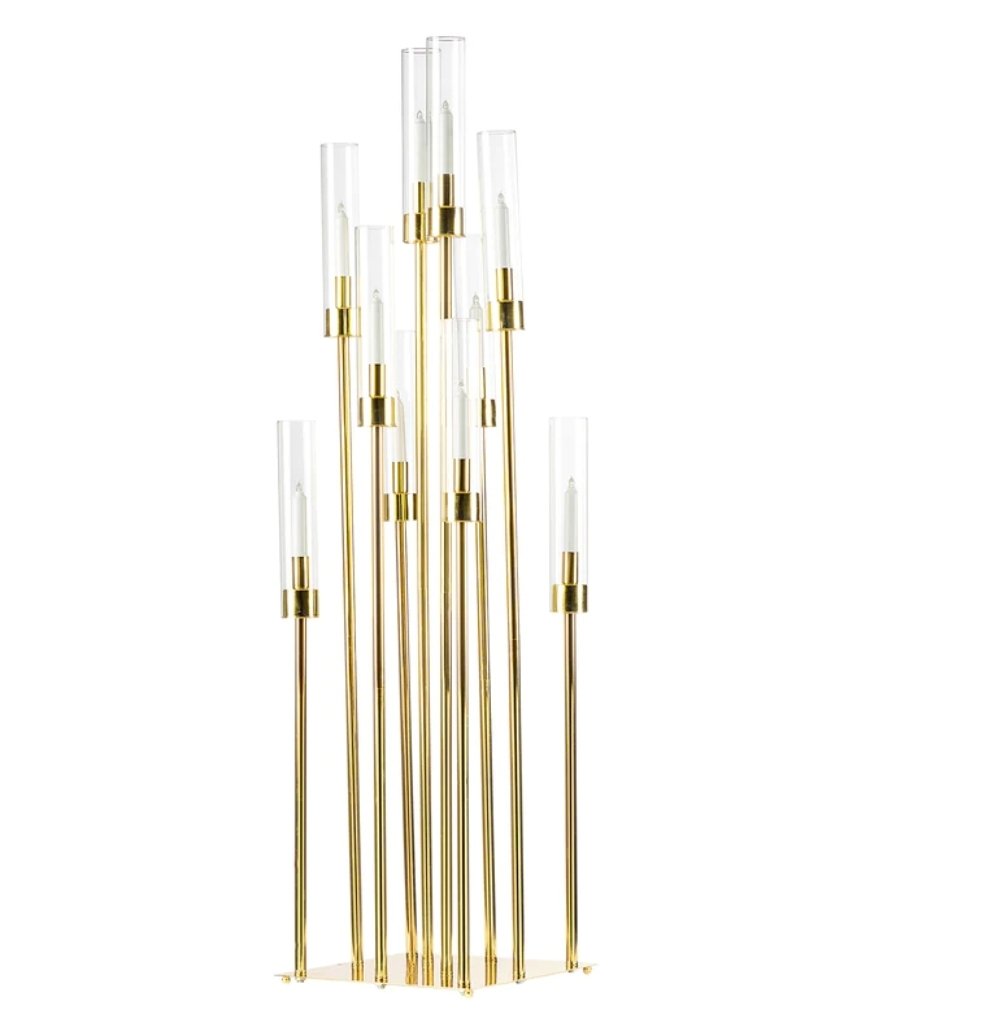 Candelabra Centerpiece 48" Tall 10 Arm Candle Holder