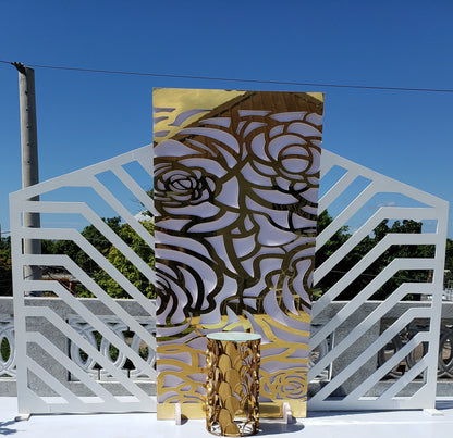 Acrylic Rose Gold Wall