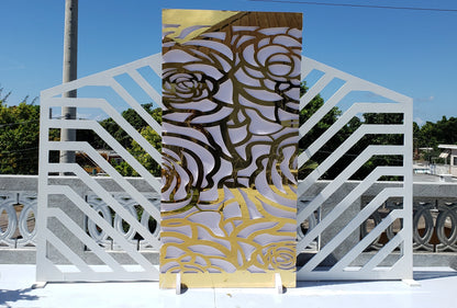 Acrylic Rose Gold Wall