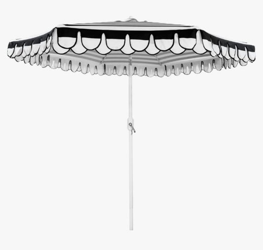 Black & White Stripe Ummbrella