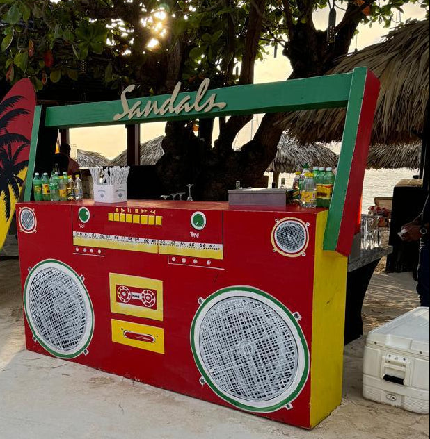 Boom Box Bar Counter