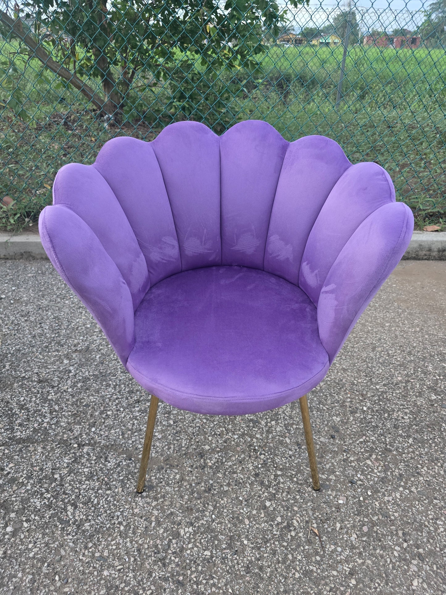 PURPLE SOFA CHAIR