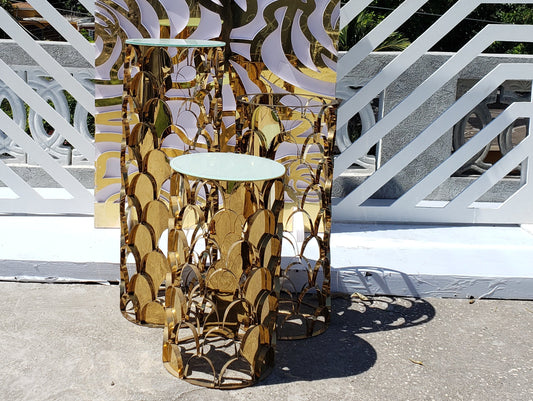 Petal Gold Stainless Table