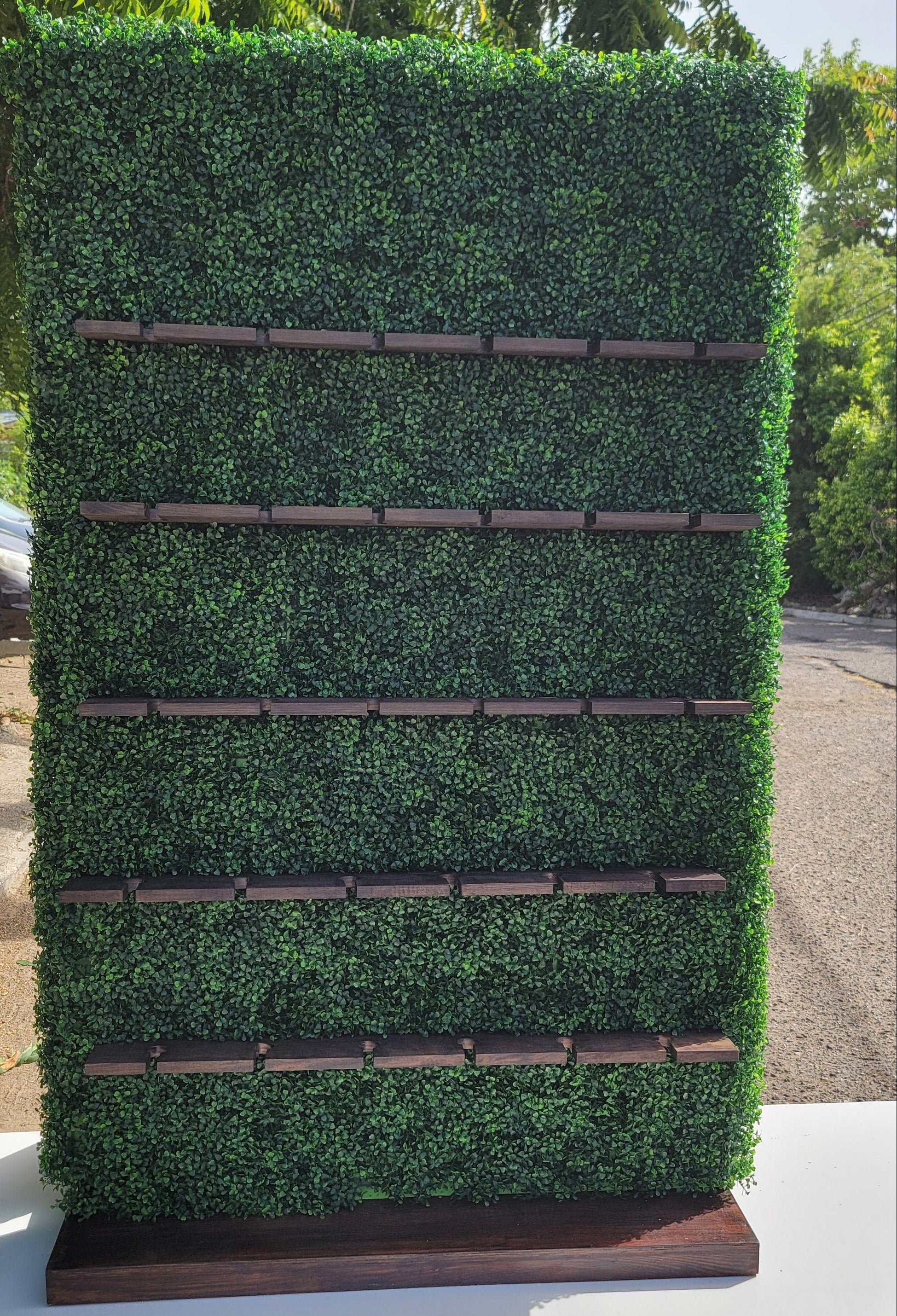 Rustic Champagne Wall/Display Unit – Event Rentals