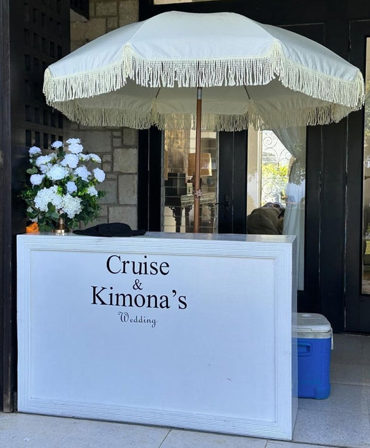 Fringe Umbrella Bar Counter Top