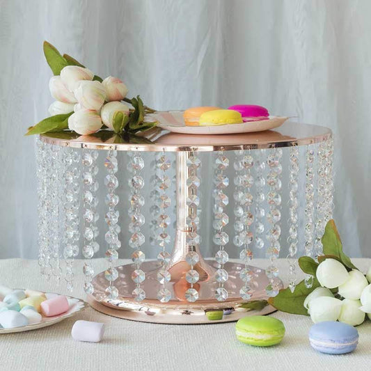 Blush Rose Gold Cake Stand