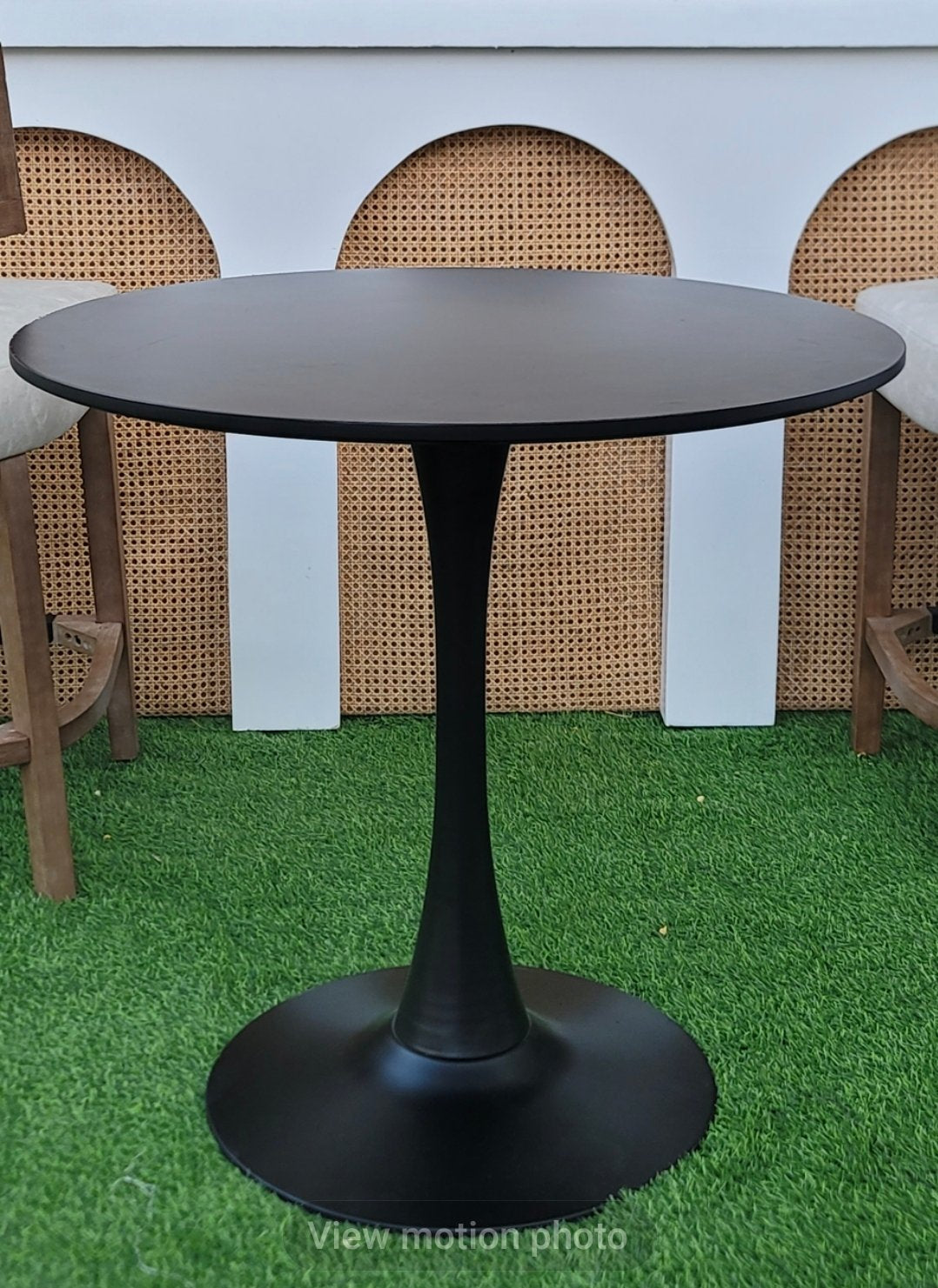 Low Bistro Table Black
