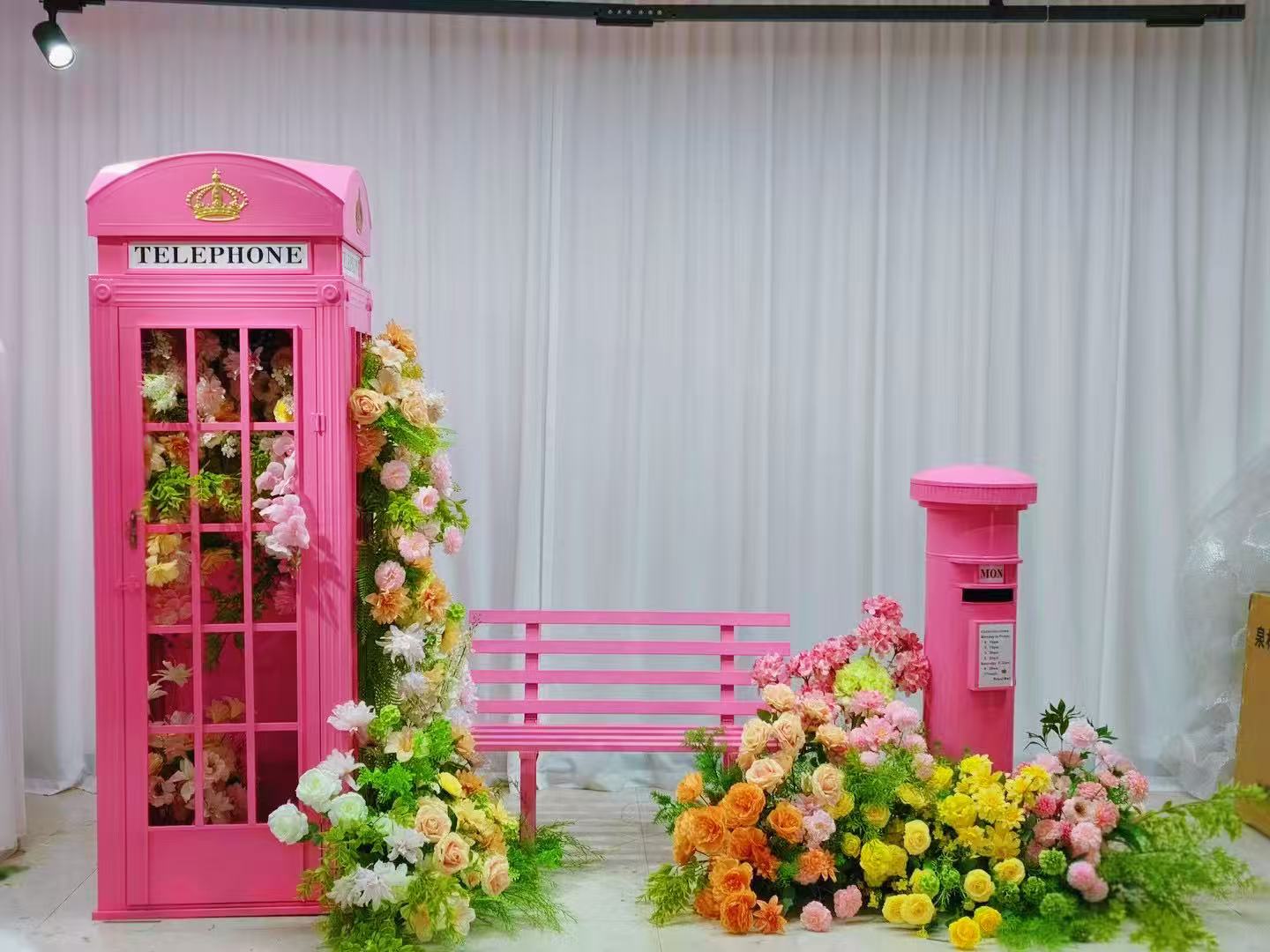 Pink Telephone Booth