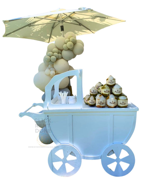 White Stroller Cart