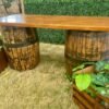 2 Rustic Barrel with Table Top - Image 5