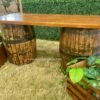 2 Rustic Barrel with Table Top - Image 3