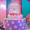 3 layer Cake & Treat Table