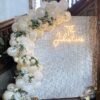 White Shimmer Wall
