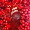 Red Shimmer Wall